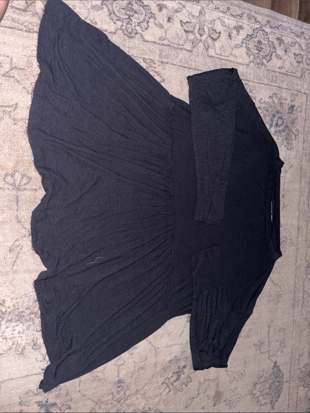 American Eagle Outfitters Black Circle Skater Skirt